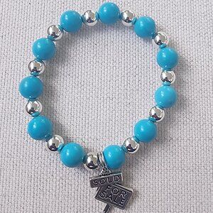 Custom "For Sale, Sold" Handmade Bracelet